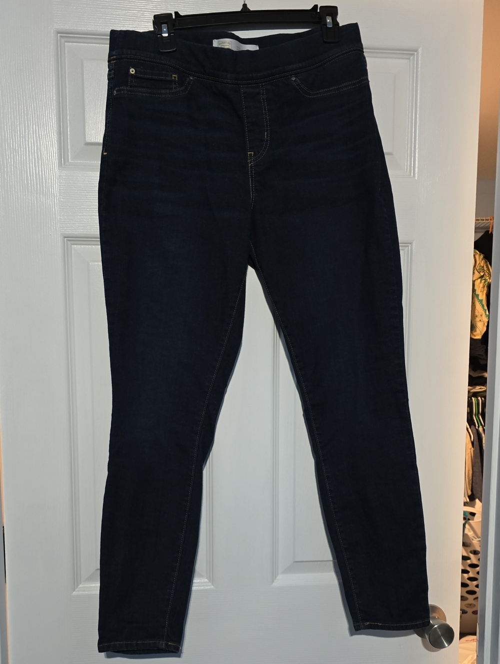 Women's Dark Indigo Skinny Jeans - Stretch High-Rise Levi strauss Gold
